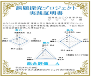 実践証明書
